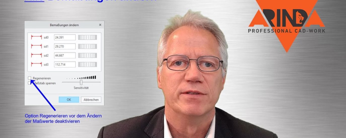 18 Alle Bemaßungen ändern