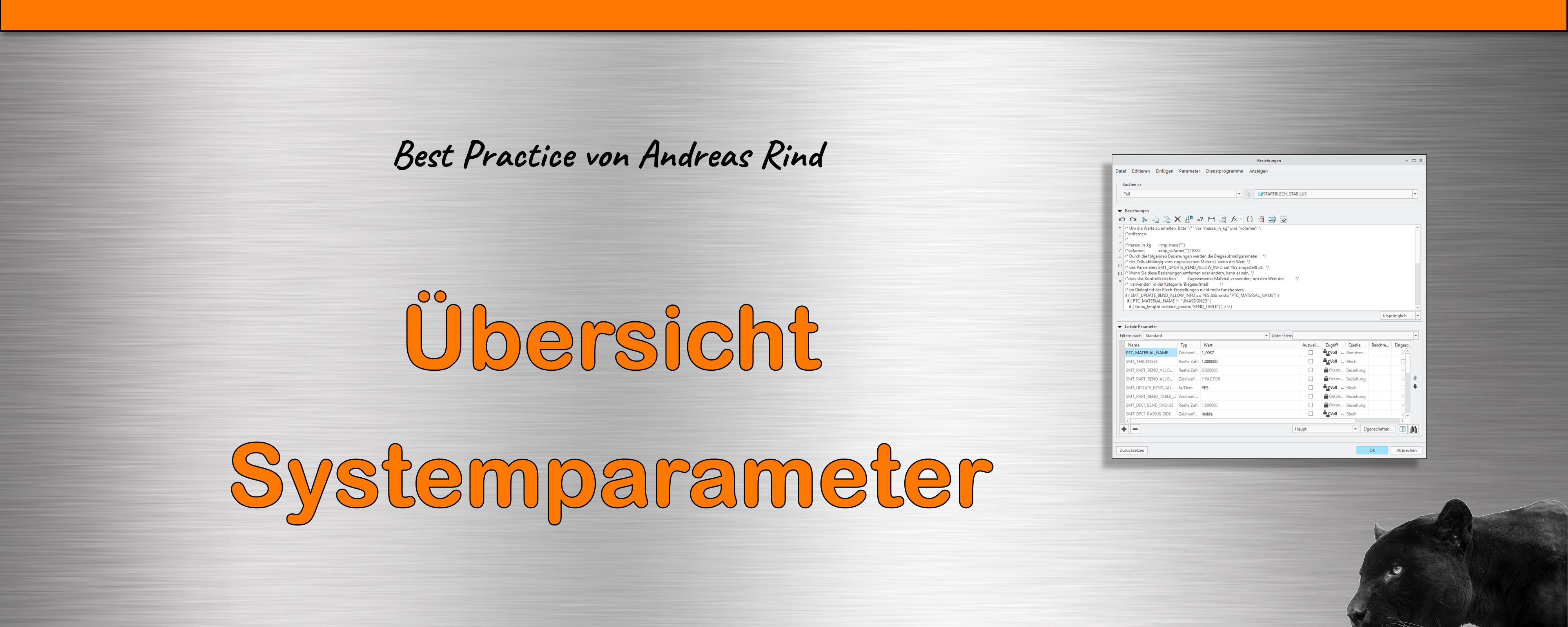 Übersicht Systemparameter